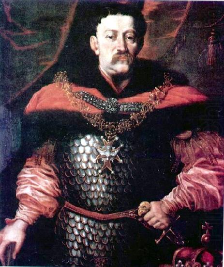 unknow artist Portrait of John III Sobieski. oil painting picture